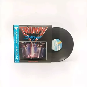 Triumph – Stages Japan LP OBI VINYL MCA Records – P-6222/3 2LPs - Foto 1 di 5