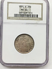 1894-S BARBER QUARTER NGC MS 64 CHAMPAGNE PATINA EVENLY BIN FREE SHIPPING