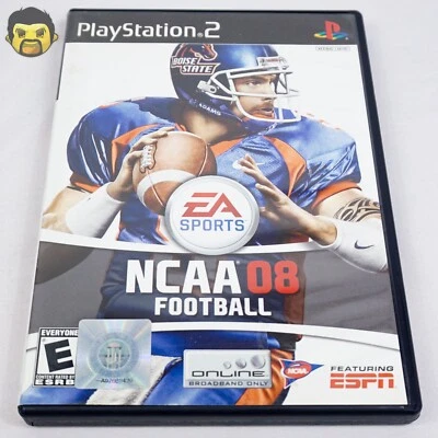 NCAA Football 08 PS2 CIB Sony PlayStation 2 Complete with Manual Tested - Image 1 of 4