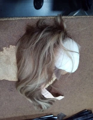 Highlight Blonde Straight 100% Human Hair 13X4 Lace Front Wig - Image 1 of 4