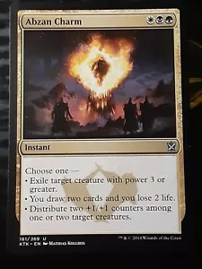 Abzan Charm , Khans of Tarkir , NM , MTG , FREE SHIPPING - Picture 1 of 2