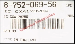 1 PCs NEW and Genuine Sony 8-752-069-56 IC CXA1782BQ For CD Players - Picture 1 of 1