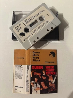 QUEEN - SHEER HEART ATTACK (UK CASSETTE TAPE) - Image 1 of 4