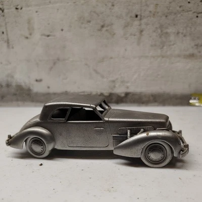 1/32 SCALE 1937 CORD 812 PEWTER COLLECTOR DIECAST CAR-RARE - Image 1 of 4