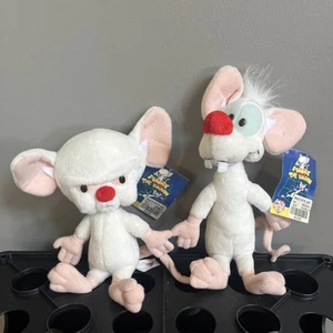 Pinky and The Brain Plüsch von 1994 mit Etikett! Seltenes Vintage Dakin Toys - Bild 1 von 16