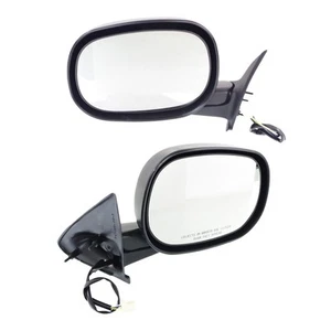 Power Mirror Set Of 2 For 1997-2000 Dodge Dakota Textured Black Manual Folding - Picture 1 of 12