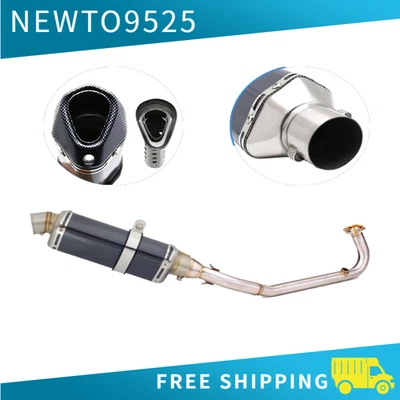 For 2013~2025 Honda Grom 125 Full Exhaust System Slip On Muffler On Pipe DB Kill Foto 1 de 4