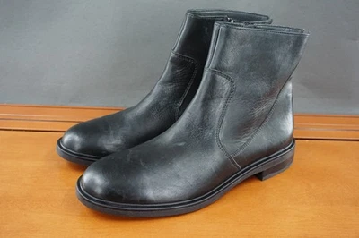 Paul Green Rook Boots Womens Size 8 Black Leather Ankle Side Zip Austria Classic - Image 1 of 4