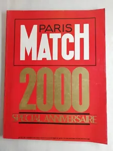 N1418 Magazine Paris-Match N°2000 25 sept 1987 2000 spécial anniversaire - Imagen 1 de 3