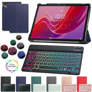 US für Lenovo Tab M11 TB-330FU 11" 2024 Tablet Tastatur Leder Smart Cover Hülle - Bild 1 von 59