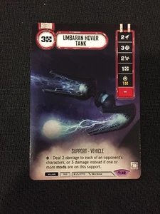 Star Wars: Destiny Across The Galaxy #32 - Umbaran Hover Tank - Full Art Promo - Picture 1 of 1