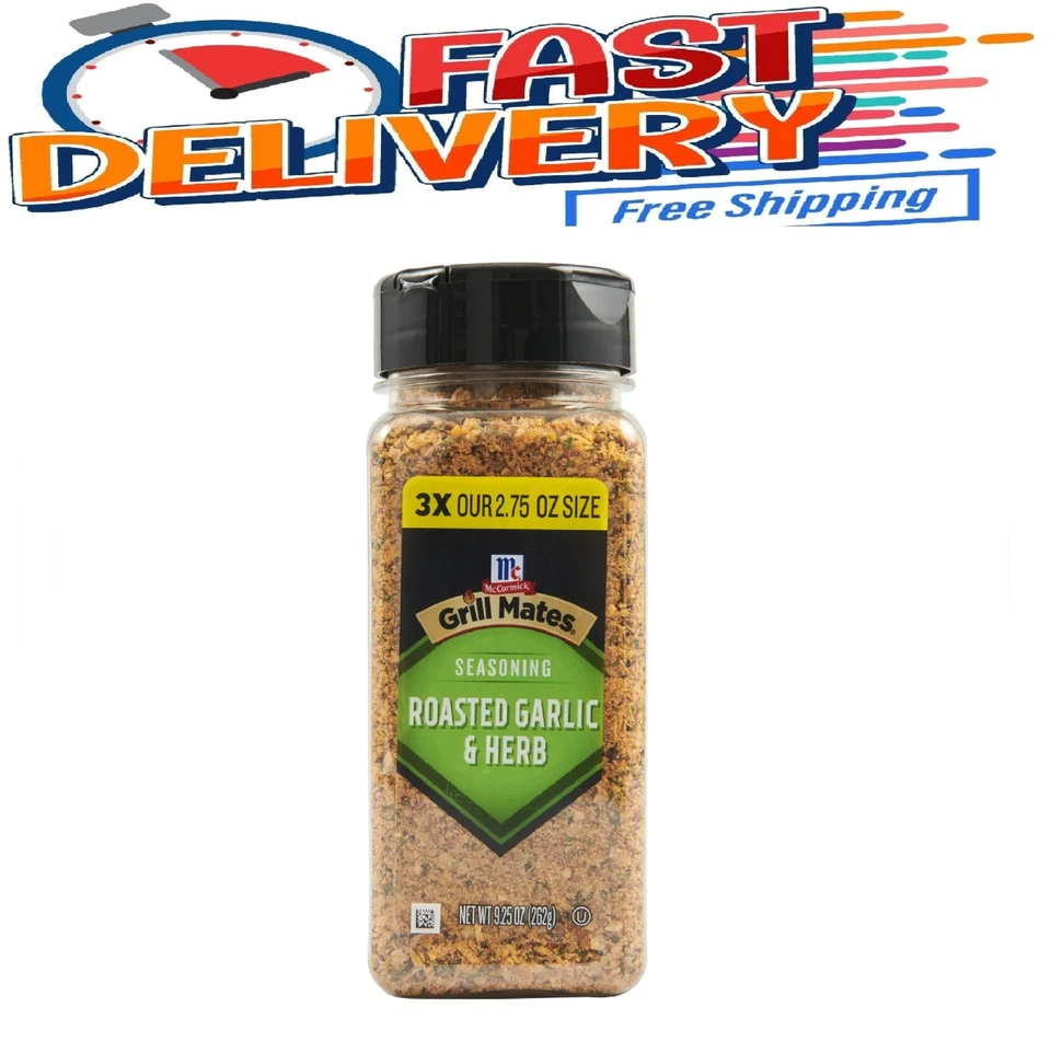 McCormick Grill Mates Roasted Garlic & Herb Seasoning 9.25 Ounce