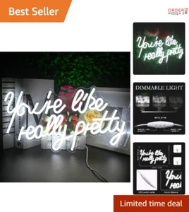 LED Neon Sign Acrylic 15.75"x8.86" Dimmable Wall Decor for Parties & Gifts - Picture 1 of 10