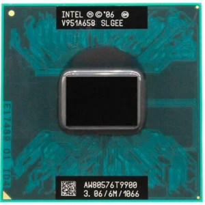 Intel Core 2 Duo T9900 CPU Mobile SLGEE 3.06 GHz 6MB 1066MHz Dual-Core Processor - Picture 1 of 2