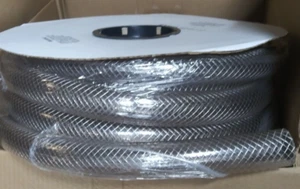 Watts 1-1/4" I.D. x 1-3/4 O.D. x 50 ft. Clear Braided Vinyl Tubing (PVC) 100 PSI - Picture 1 of 4