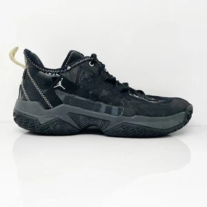 Nike Mens Air Jordan One Take II CW2457-001 Black Basketball Shoes Sneakers Sz 8 - Picture 1 of 12