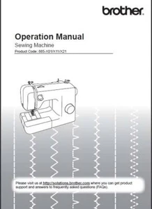 BROTHER AE1700 885-X01/X11/21 SEWING MACHINE COLOUR INSTRUCTION MANUAL HANDBOOK - Picture 1 of 1
