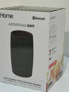  iHome iBT77V3BX Haut-parleur résistant à l'eau rechargeable en tricot acoustique - Photo 1 sur 1
