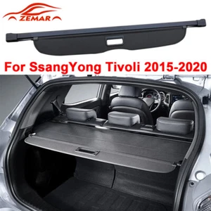 Retractable Trunk Cargo Cover Security Shield Shade For SsangYong Tivoli 2015-20 - Imagen 1 de 7