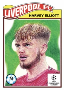 Topps UCL SOCCER UEFA LIVING SET CARD LIVERPOOL FC HARVEY ELLIOTT 437 - Bild 1 von 1