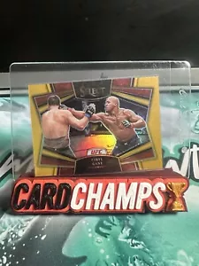 Panini Select UFC Snapshots Gold Prizm Ciryl Gane 2023 1/10 #15 - Imagen 1 de 2