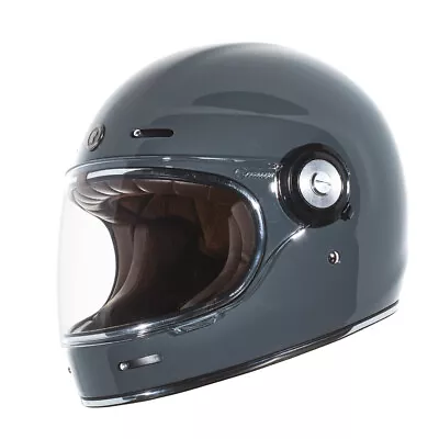 TORC T1 Newport Retro Full Face Motorcycle Fiberglass Helmet - DOT ECE 22.05 - Image 1 of 2