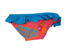 SLIP BAMBINA ARENA TG 1 / 2 ANNI COSTUME DA BAGNO MUTANDINA PISCINA MARE ARANCIO - Foto 1 di 2