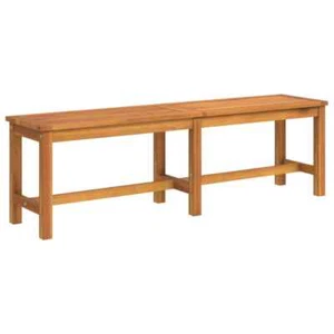 Wooden Garden Bench Outdoor Patio Lounge Seater Chair Seat Solid Acacia Wood - Picture 1 of 7