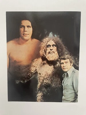 Foto de colección de Andre el Gigante Six Million Dollar Man BigFoot 8x10 Foto 1 de 3