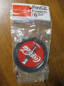 1993 Coca Cola Metal Round Coasters - 6 Different Designs - 3.5" - SIP - Picture 1 of 3