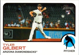 2022 Topps Heritage #36 Tyler Gilbert RC Diamondbacks