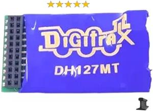 Digitrax DH127MT ~ New 2025 ~ DCC 21 Pin Mobile Motor Decoder ~ HO Scale ~ 21MT - Picture 1 of 4