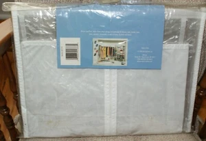 Jumbo White Linen Look Vinyl Dress Bag Closet Storage Fast Shipping 10-14 Dress - Picture 1 of 4