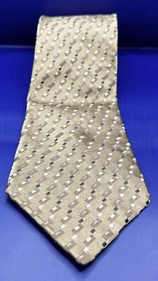 Corbata Metropolitan By Lord & Taylor patrón geométrico 100 % seda para hombre usada en excelente estado Foto 1 de 4