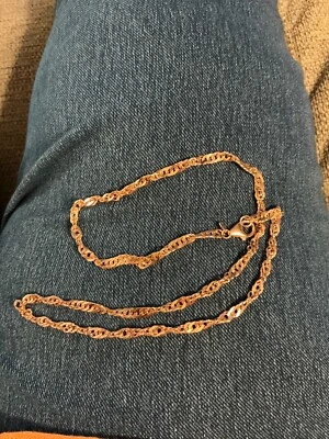 COLAR BRONZE 24" SINGAPURA POR BRONZO ITALIA, B5 - Imagem 1 de 2