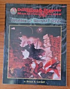 Masters of Eternal Night - Monstrous Arcana - AD&D 2nd edition - TSR - 9571 - Picture 1 of 4