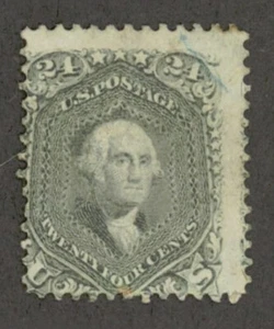 U S Scott # 78 24 cent Washington Blue cancel a real treasure - Picture 1 of 2