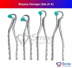 New German Dental Extraction Forceps Standard Set of 4 & 20 Bumpers Free SD Inst - Picture 1 of 4