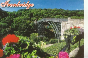 Shropshire Postcard - The Iron Bridge, Ironbridge. Posted in 2003 - Ref TZ6076 - Picture 1 of 1