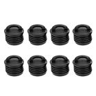 10Pcs Black Kayak Boat Scupper Plugs Stay Dry While Paddling Easy to Carry