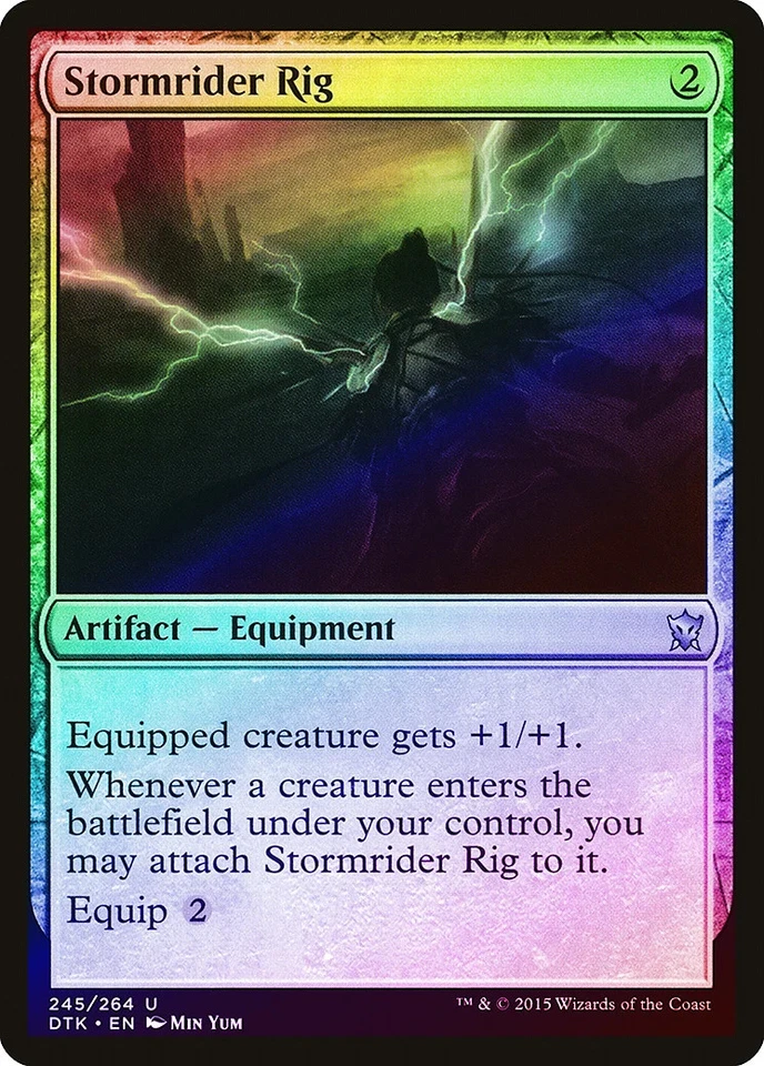 Stormrider Rig FOIL Dragons of Tarkir HEAVILY PLD Uncommon CARD ABUGames - Image 1 of 1