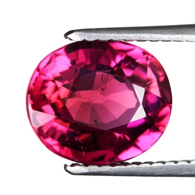 1.06ct.MOZAMBIQUE COLLECTION TOP HOT PINK TOURMALINE NATURAL GEMSTONE OVAL VVS - Image 1 of 3