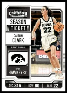 Colección Panini Caitlin Clark 2024 #CC3 Caitlin Clark College Contenders - Imagen 1 de 2