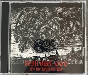 Destroyer 666 To The Devil His Due CD Marduk MGLA Immortal Absu Archgoat Beherit - Imagen 1 de 3
