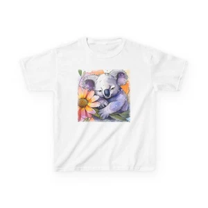 Koala Love Kids T-Shirt | Animal Tee, Cute Gift, Eco-Friendly Shirt, [...] - Picture 1 of 23