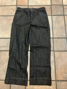 chicos trouser pants size 8 Blue Wide Leg - Picture 1 of 5