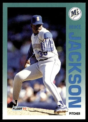 1992 Fleer Mike Jackson Seattle Mariners #282 - Image 1 of 2
