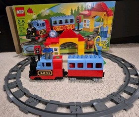 LEGO DUPLO My First Train Set 10507  Train works! Near Complete READ