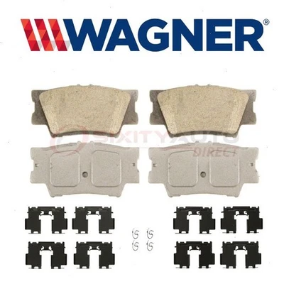 Wagner Brake Rear Disc Brake Pad Set for 2009-2010 Pontiac Vibe 2.4L L4 - as Foto 1 de 4