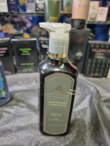 1 Bath & Body Works MAHAGONI TEAKHOLZ Reinigungsgel Handseife 8,0 Oz. - Bild 1 von 2